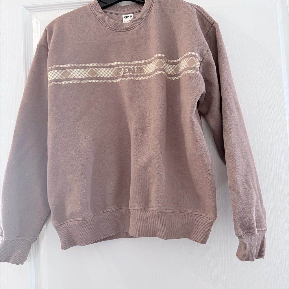 Victoria's Secret  Pink Women's Brown Crewneck Sweater